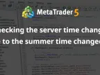 Checking server time changes due to daylight saving time transition - MetaTrader 5 Script - MQL5 #55086