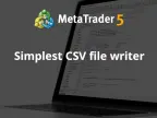 The simplest CSV file writer - MetaTrader 5 script | Trading script download - MT4/MT5 resources