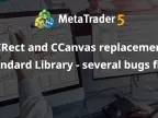 CRect and CCanvas replacement (standard library - several bugs fixed) - Library for MetaTrader 5