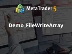 Demo_FileWriteArray - MetaTrader 5 Expert - MT4/MT5 Resources