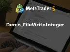 Demo_FileWriteInteger - MetaTrader 5 Script - MT4/MT5 Resources