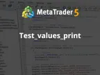 Test_values_print - MetaTrader 5 Script - MT4/MT5 Resources