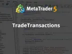 TradeTransactions - MetaTrader 5 Library | Trading Script Download - MT4/MT5 Resources