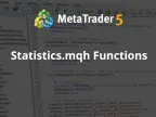 Statistics.mqh function - MetaTrader 5 library | MT5 EA download