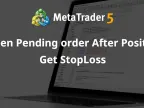 Open a pending order to obtain a stop loss after holding a position - MetaTrader 5 Expert | MT5 EA Download - MetaTrader 5 Resources