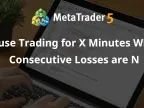Halt trading for X minutes when losing N consecutive times - MetaTrader 4 Expert - MT4/MT5 Resources