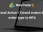 Total number of active/closed orders by order type in MT4 - MetaTrader 4 Scripts - MetaTrader 4 Resources